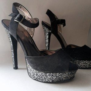 Party glitter heels